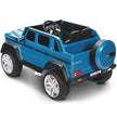 V – licensierad Mercedes Benz Maybach batteridriven jeep med fjädring – 12 115 x 67 x 57 cm – Blå