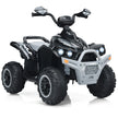 12V – Electric Kids Quad med musikhorn och LED strålkastare Black – Svart