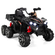 12V – Electric Kids Quad med förvaringsutrymme och LED lampor Mini km/h – 3-6 – Svart