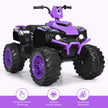 12V – Electric Kids Quad med Strålkastare Mini Musik och Horn – Lila