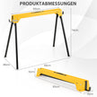 pack – fällsågar Kompakt elverktygsstativ paket – 2 92 x 48 x 74 cm – Gul