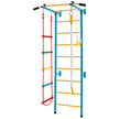 Barns – klättervägg Hemsportutrustning för upp till och – 100 kg 107 x 83 x 223 cm – Blå och gul