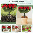 Delnings – Konstgjorda Pelargoner Med PE Stam Och Silkblommor – 2 – Rosa