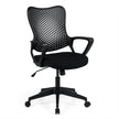 Ergonomisk – Kontorsstol Med Andningsaktivt Nät Ryggstöd Höjdjusterbar Roteringsstol – Svart