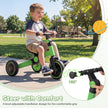 i – Barncykel Barnbalanscykel med avtagbara pedaler justerbar handtag – 5 1 – Grön