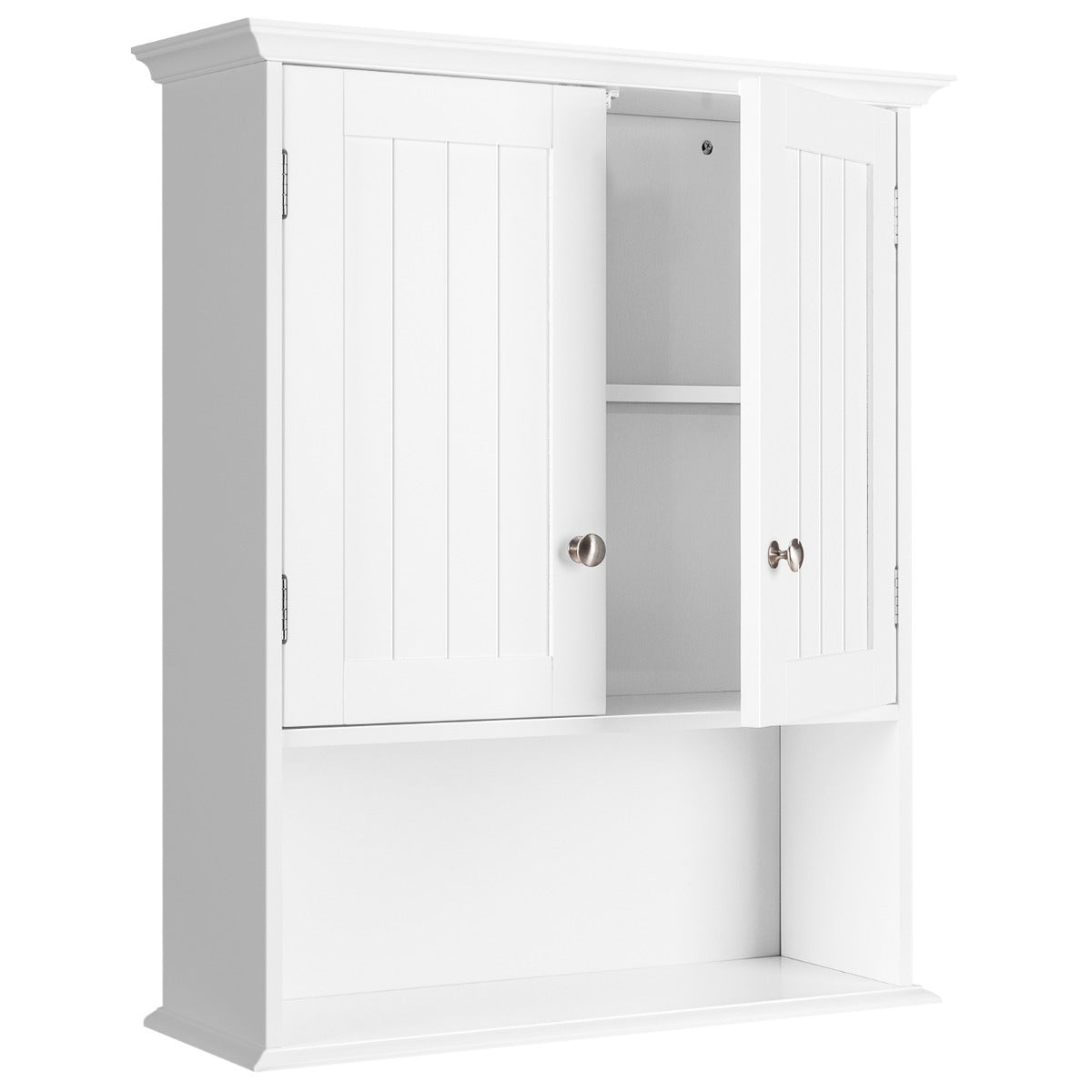 Väggskåp – Badrum Hängskåp Av trä – 60 x 20 x 70,5 cm – Vit