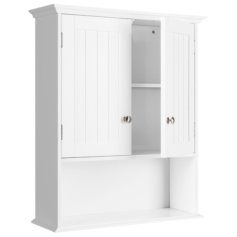 Väggskåp – Badrum Hängskåp Av trä – 60 x 20 x 70,5 cm – Vit