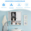 Väggskåp – Badrum Hängskåp Av trä – 60 x 20 x 70,5 cm – Vit