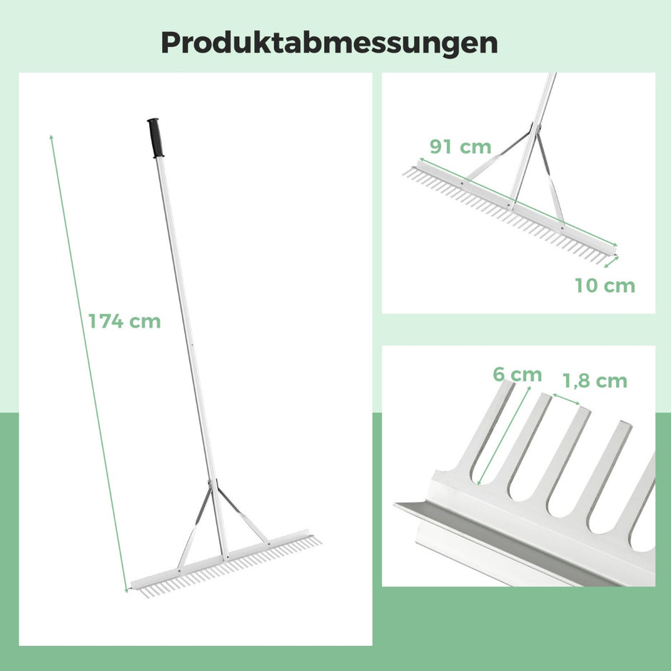 Kratta – av aluminium med brett räfshuvud – 91 cm 91 x 10 x 174 cm – Silver