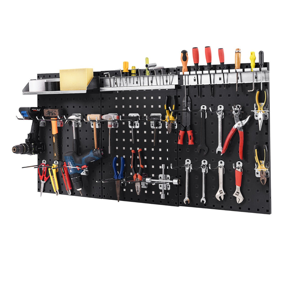Tool – Wall Pegboard med och delade hängande tillbehör – 3 28 – Svart