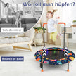 Barnstudsmatta – Ministudsmatta för med LED belysning Flerfärgad – Ø 92 cm – Färgglad
