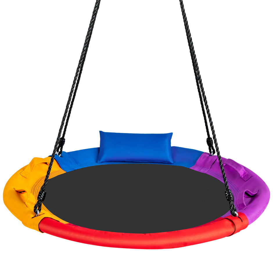 Gunga – med justerbart rep – 100-180 cm Ø 100 cm – Färgglad