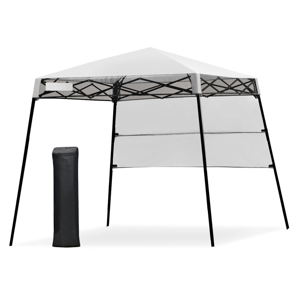 Trädgårdspaviljong – Trädgårdstält med väska Portabelt partytält – 181 x 181 x 210 cm – Vit