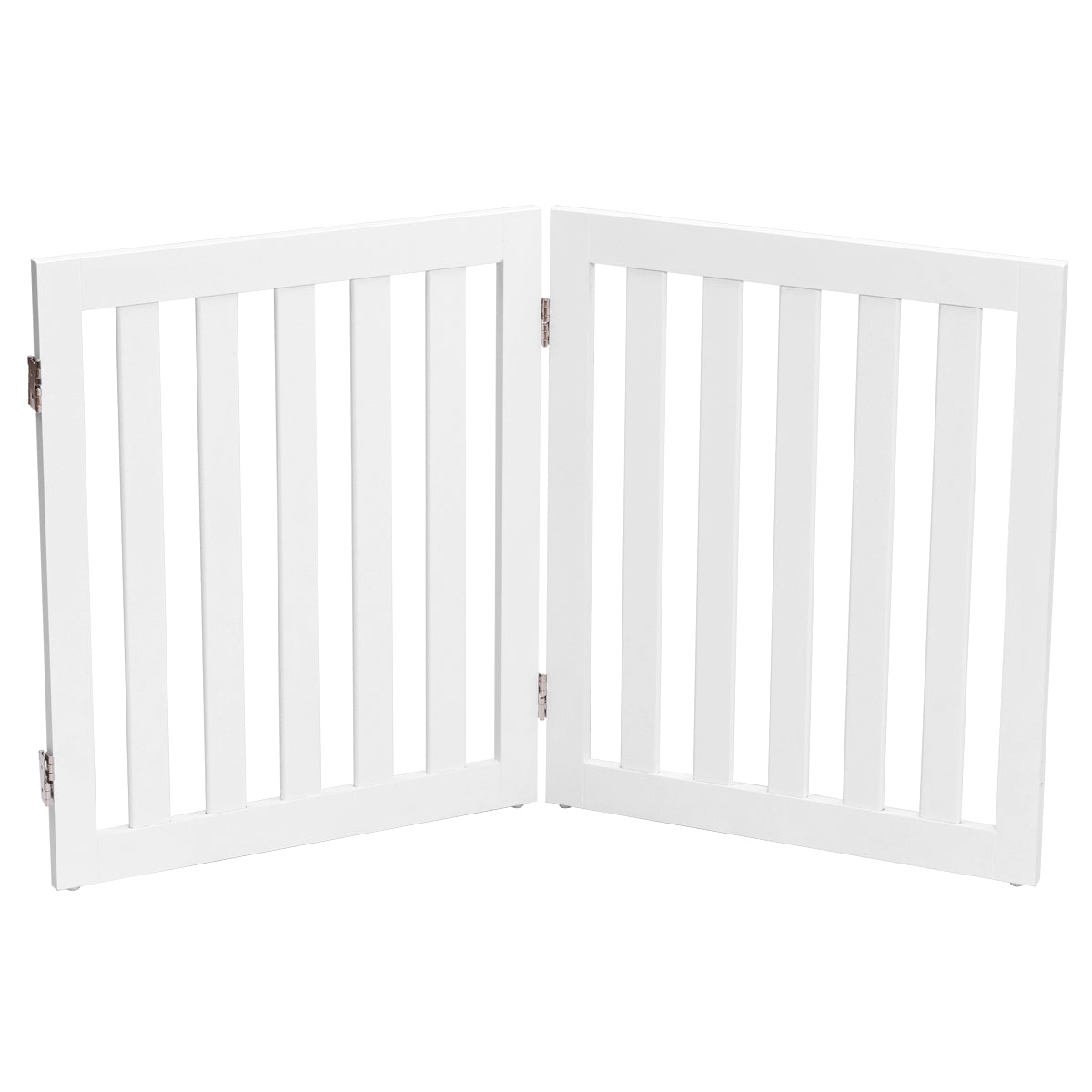 Hundspärr – Hög Skyddsport Trä Vikbar Paneler – 60 cm 2 – Vit