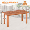 Rektangulärt – soffbord i trä med gallertopp, inomhus, naturlig, – 90 x 45 x 43,5 cm – Natur