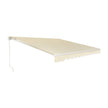 Markis – med vev balkong solskydd för – 360 x 300 cm – Beige