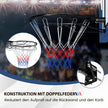 Inomhusbasketkorg – med ring och nät Mini för – Ø 45 cm – Svart