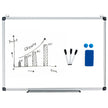 Whiteboard – Magnettavla Skrivtavla Väggtavla Memoboard med aluminiumram – 60 x 40 cm – Vit