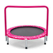 Barnstudsmatta – ministudsmatta med handtag hopfällbar upp till lastkapacitet + – 150 kg Ø 92 cm – Rosa och svart