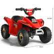 6V – Electric Kids Quad Mini Barnbil – 73 x 40 x 44,5 cm – Röd