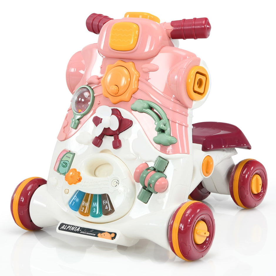 i – sittande stående rullator för bebisar Baby – 3 1 46 x 46 x 46 cm – Rosa