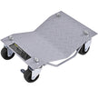 stycken – manöverhjälp per plattform Max däckbredd Hjulmanövreringsrulle Manöverdomkraft – 4 680 kg 30 cm – Grå