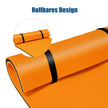 Vattenhängmatta – Flytmatta Simflotte Vattensäng +svart – 220 x 90 x 4 cm – Orange