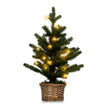 Liten – julgran upplyst för hemmakontoret – 48 cm – Grön