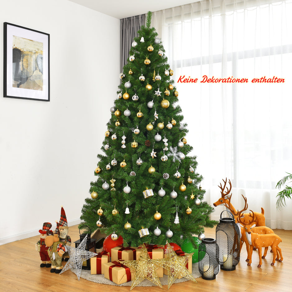 Julgran – Konstgjord med viksystem Tips PVC – 225 cm 1346 – Grön