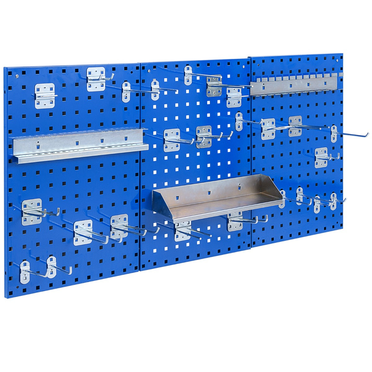 Tool – Wall Pegboard med och delade hängande tillbehör – 3 28 – Blå